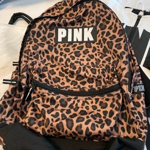 PINK VS Leopard Backpack
